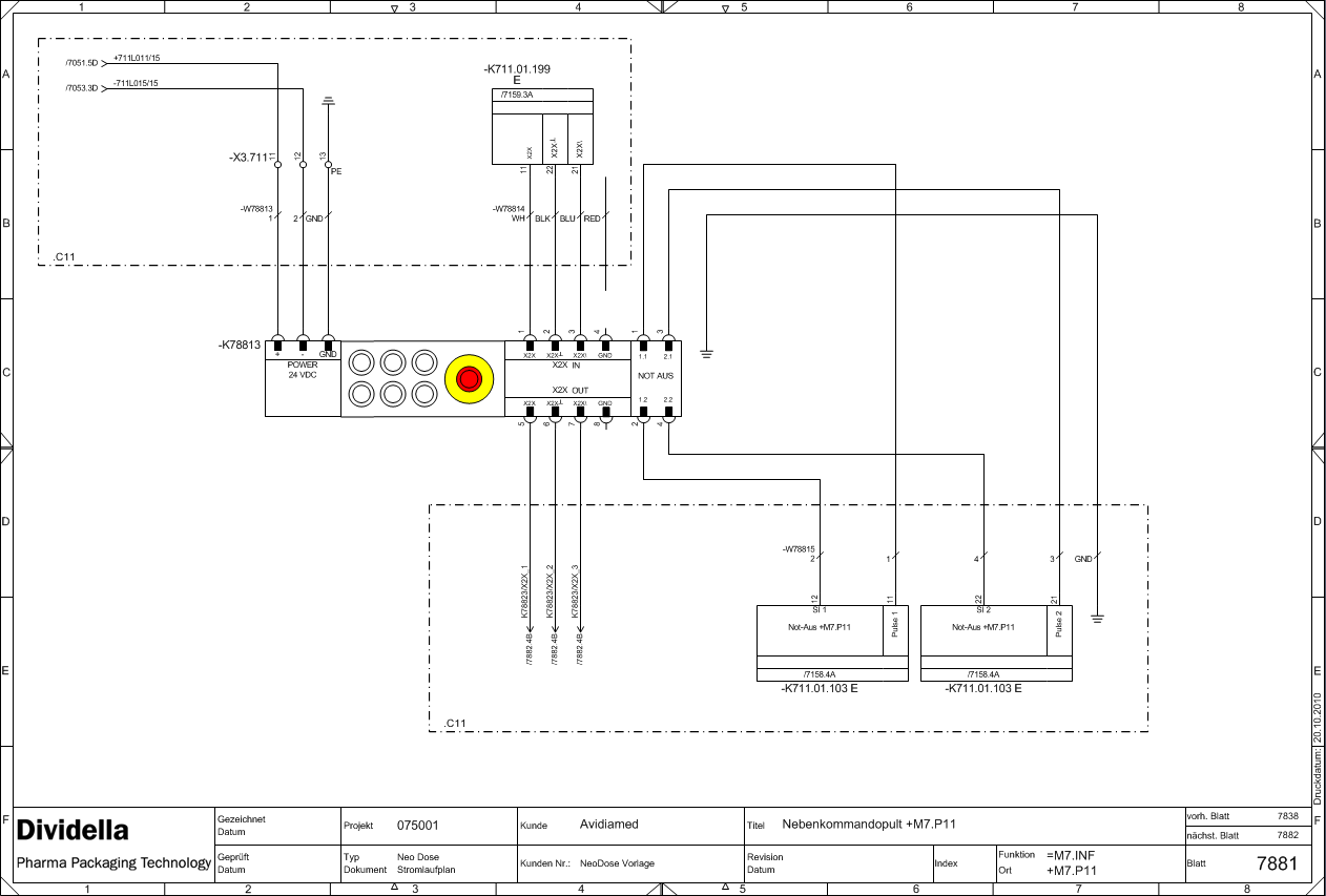 Dividella Körber Solutions - Circuit Diagram